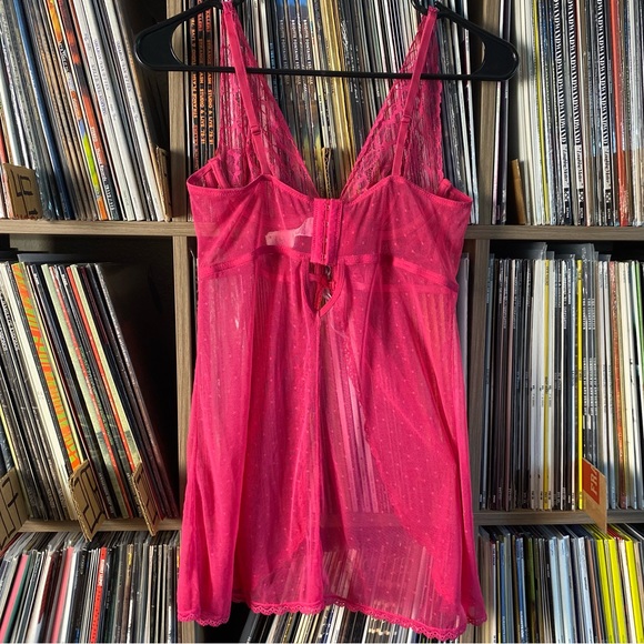 Hot Pink F21 Lingerie Lace Cami Top - Picture 3 of 4